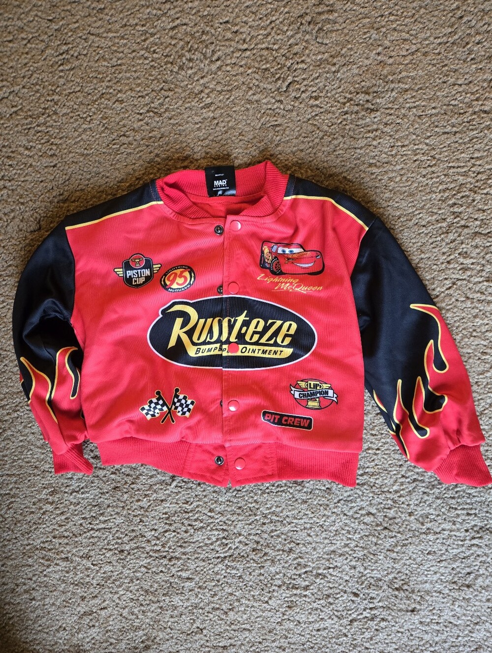 Disney Pixar Cars Lightning McQueen Jacket 18 Months